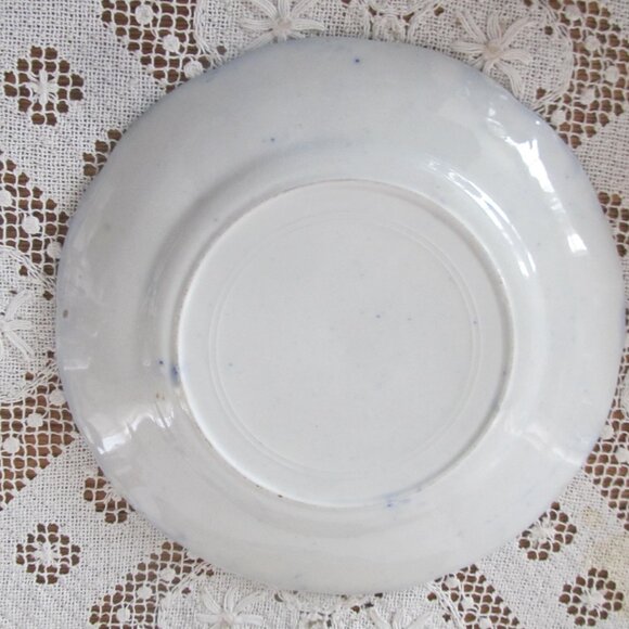 Flow Blue Plate Flow Blue England Blue and White China Cobalt Blue Plates Walls - Picture 6 of 6
